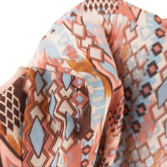 GS💥 Mileage Women's Size Large Multicolor Southwest Boho Swimsuit Coverup - Picture 5 of 8